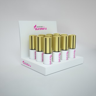 EXPOSITOR COM 12 UNIDADES DELAY SPRAY 1.0 12GR