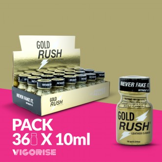 PACK WITH 36 GOLD RUSH 10ML