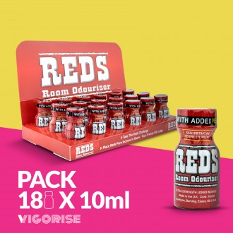 PACK WITH 18 REDS 10ML