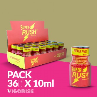 PACK WITH 36 SUPER RUSH 10ML