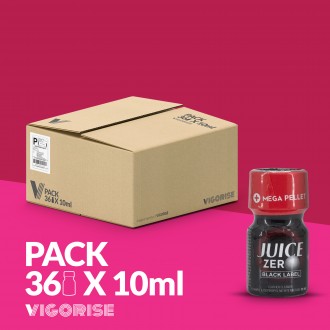 PACK CON 36 JUICE ZERO BLACK LABEL 10ML