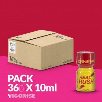 PACK CON 36 REAL RUSH 10ML