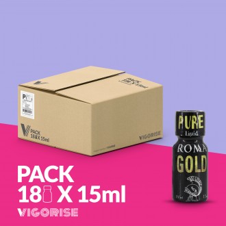 PACK WITH 18 ROMA GOLD 15ML