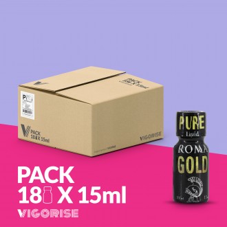 PACK WITH 18 ROMA GOLD 15ML
