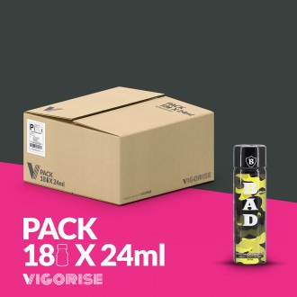 PACK WITH 18 BAD POPPER 24ML