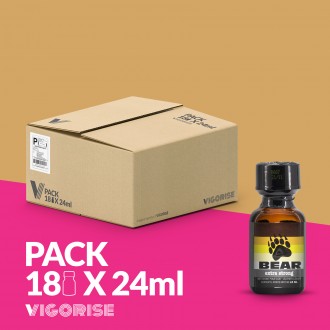 PACK WITH 18 BEAR POPPER 24ML
