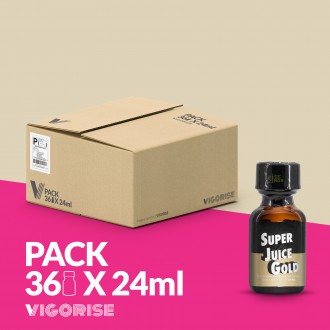 PACK WITH 18 SUPER JUICE GOLD POPPER 24ML