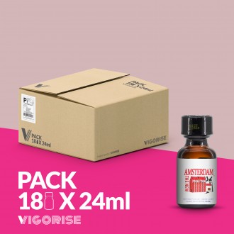 PACK WITH 18 AMSTERDAM THE NEW POPPER 24ML