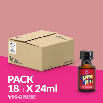 PACK COM 18 SUPER JUICE POPPER 24ML