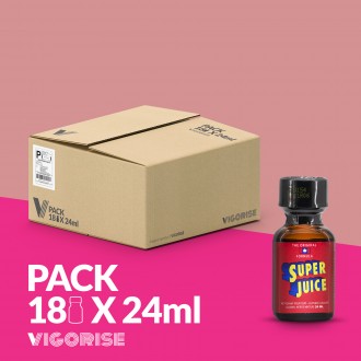 PACK WITH 18 SUPER JUICE POPPER 24ML