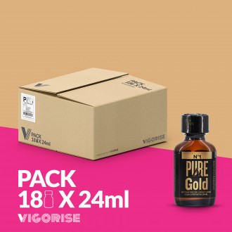 PACK COM 18 PURE GOLD POPPER 24ML