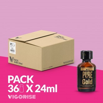 PACK WITH 18 PURE GOLD POPPER 24ML