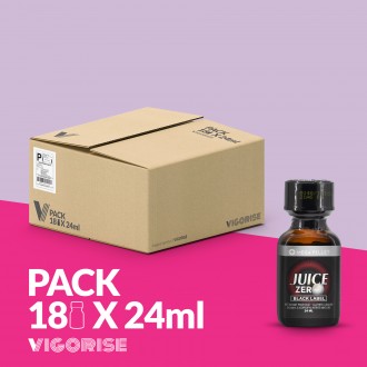 PACK COM 18 JUICE ZERO BLACK LABEL 24ML