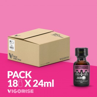 PACK WITH 18 AMSTERDAM ZERO POPPER 24ML