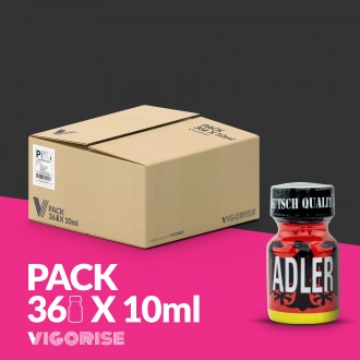 PACK WITH 36 ADLER POPPERS 10ML