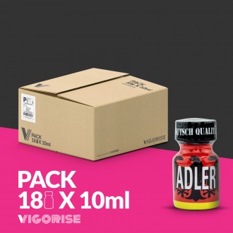 PACK WITH 18 ADLER POPPERS 10ML