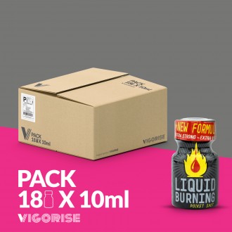 PACK WITH 18 LIQUID BURNING 10ML